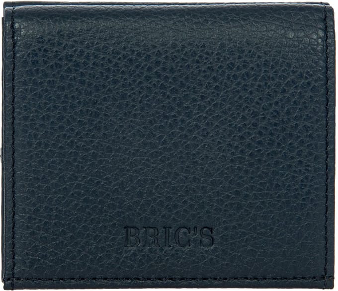 BRIC'S Leren Portemonnee Gondola Calla Wallet Night Blue Donkerblauw
