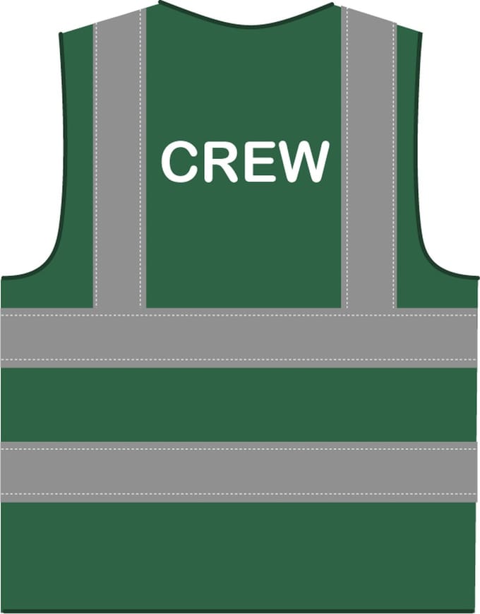 Crew hesje RWS donkergroen
