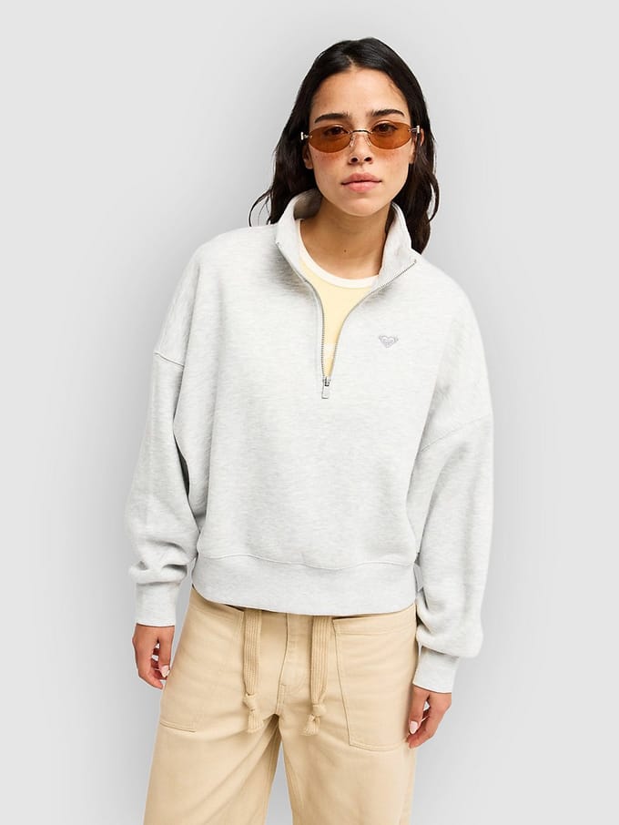 Dames sweatshirt met opstaande kraag Roxy Everfree