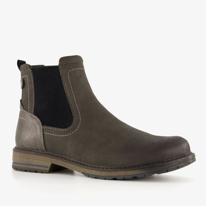 Blue Box heren Chelsea boots grijs - Maat 46