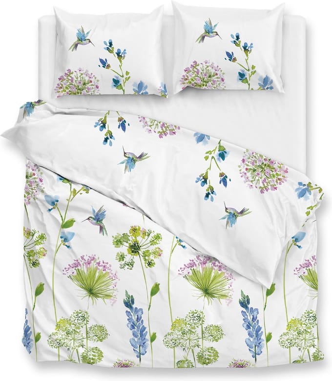 Zohome Kolie Dekbedovertrek - 100% Katoen-Satijn - 200x220-NL-BE - Wit