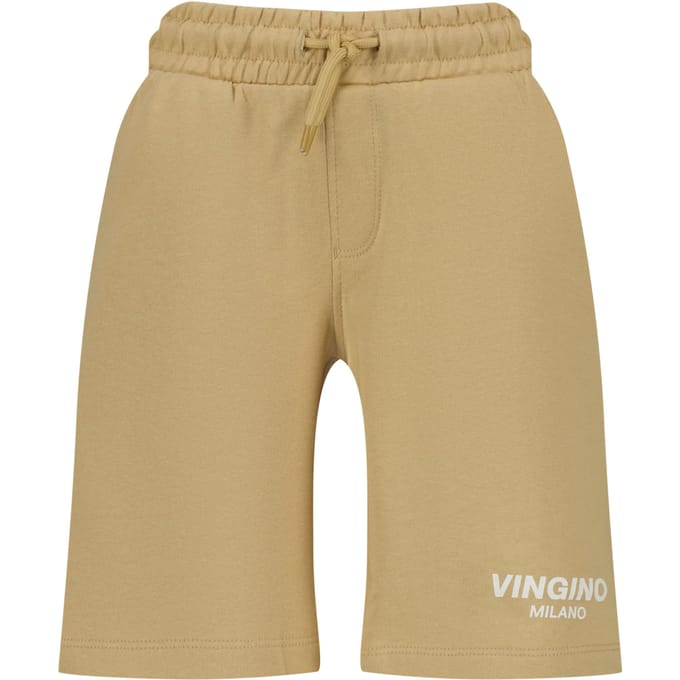 Vingino Boys Basic-short Short Dune Sand Taglia: 2 | Pantaloni Outlet | kids | Marrone