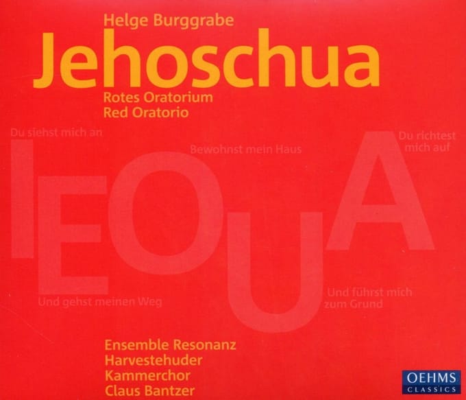 Harvestehuder Kammerchor, Ensemble Resonanz - Burggrabe: Jehoschua (2 CD)
