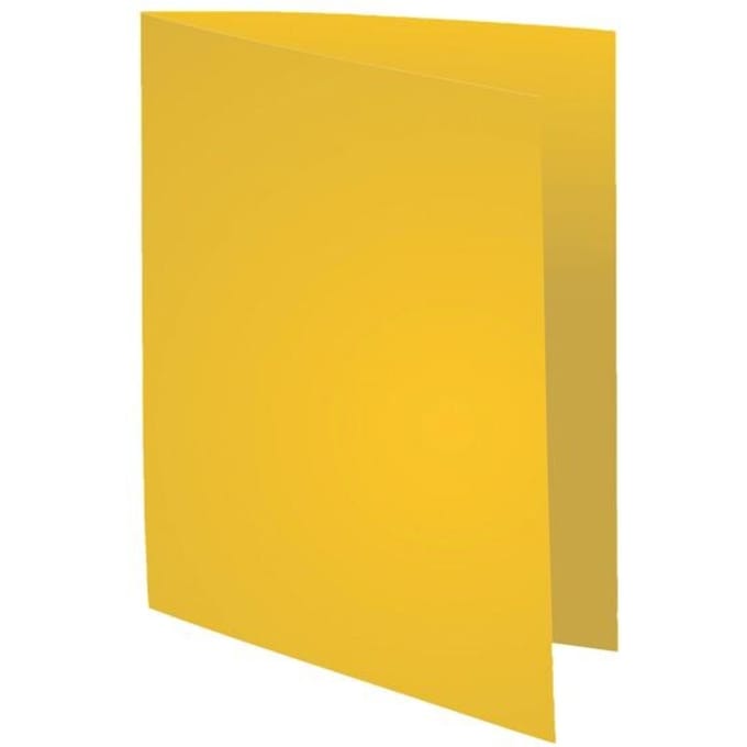 Exacompta FOREVER 170 - Pak van 100 dossiermappen 170g/m2- 24x32cm voor A4. - Geel - 420005E