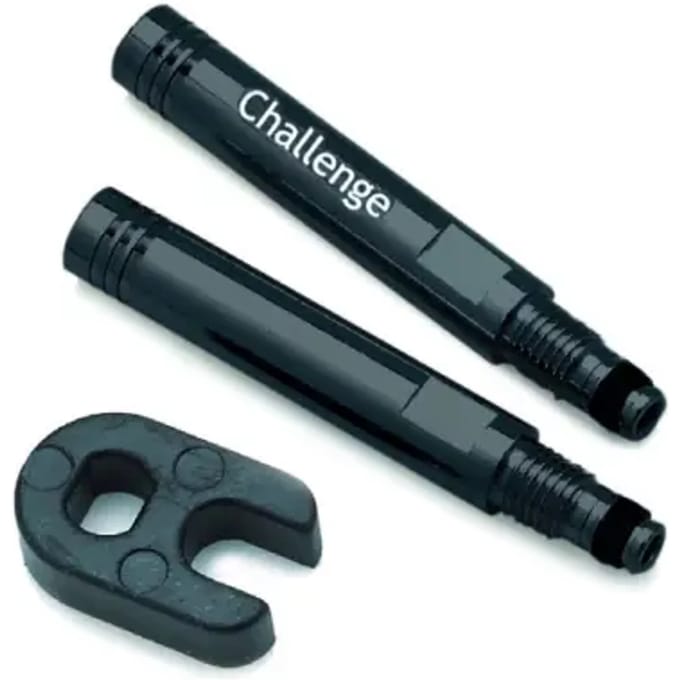 Challenge - Ventielverlenger Set 41.5MM Zwart 2 Stuks