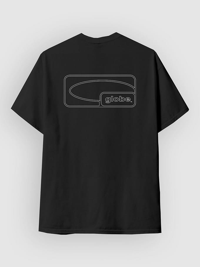 Globe Block T-Shirt zwart