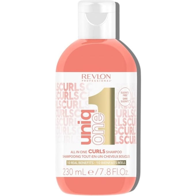 Revlon Professional Uniqone All In One Curls Shampoo Krulshampoo Dames 230 ml