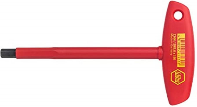 Wiha 27930 VDE Inbusschroevendraaier Sleutelbreedte (metrisch): 6 mm Koplengte: 150 mm Afmeting, lengte: 182 mm