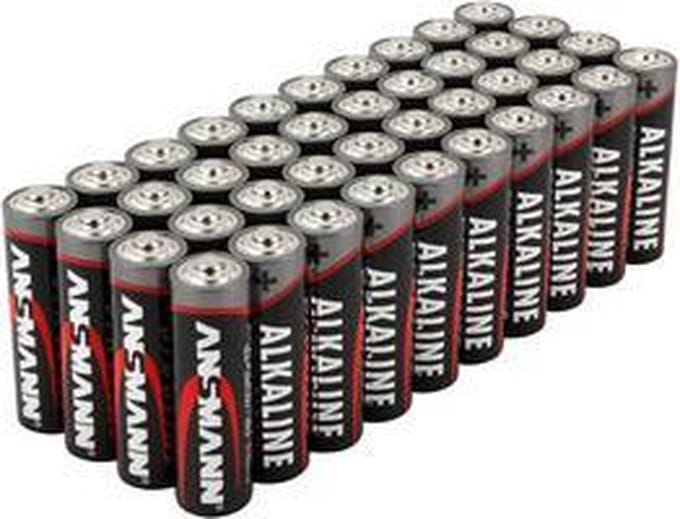 ANSMANN Alkalinebatterij, Micro AAA, 40 st.