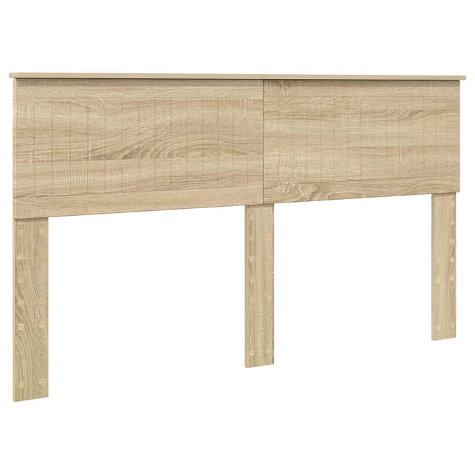 vidaXL Hoofdbord Sonoma Eiken Bewerkt hout
