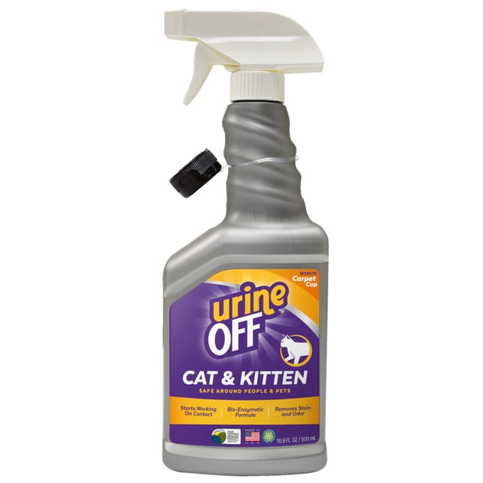 Urine Off Kat - Kitten Urine Vlek en Geurverwijderaar - Spray - 500 ml