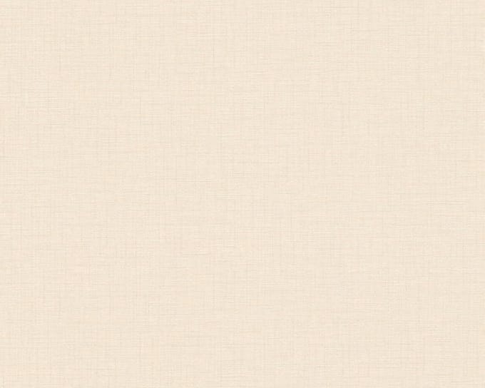 LINNENLOOK BEHANG | Textiel Structuur - crème - A.S. Création My Home My Spa