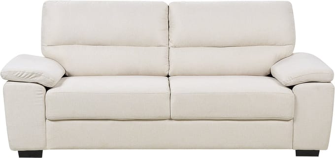VOGAR - Driezitsbank - Lichtbeige - Polyester