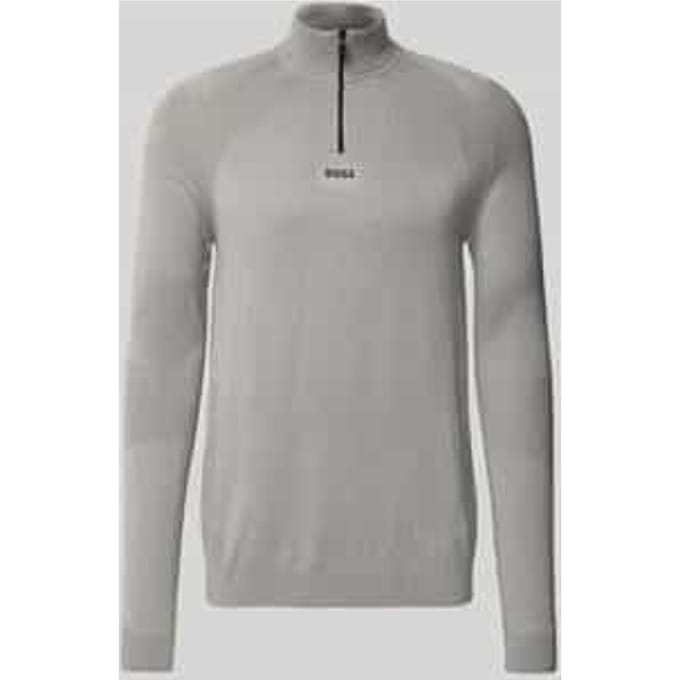 Regular Fit troyer met scheerwol-aandeel model 'TOUR SEAMLESS QZ'