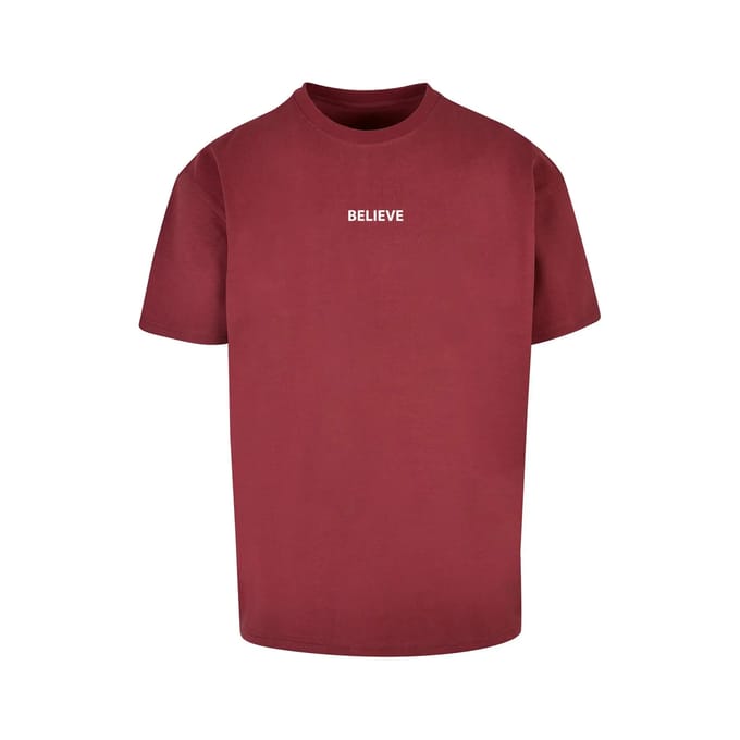 Oversized T-shirt Merchcode Believe Front Heavy