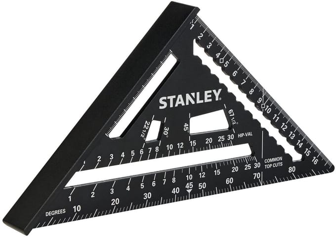 Stanley STHT46101-0 Bouwdriehoek aluminium 180mm