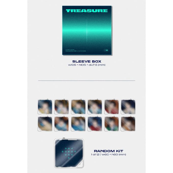 TREASURE - 1e mini-album [De tweede stap : Hoofdstuk een] (KIT ver) blue