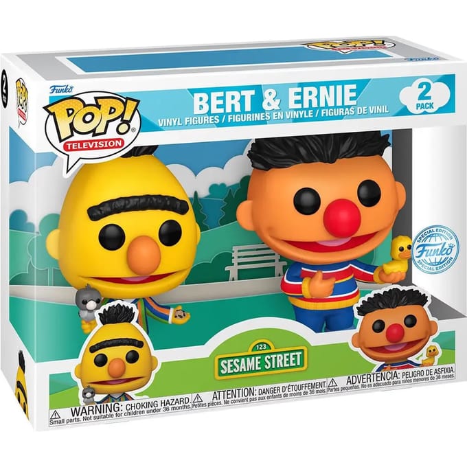 Beeldje Funko Sesame Street Bert & Bernie Exclusive (x2)