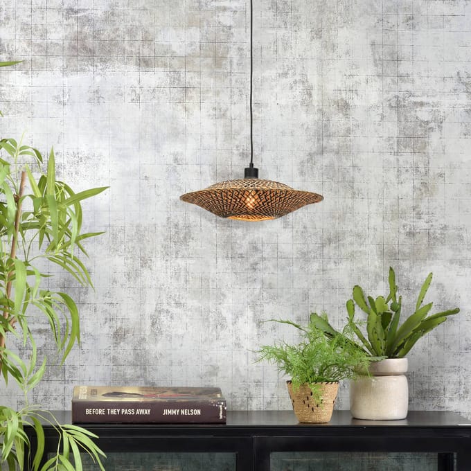 Good & Mojo GOOD &amp; MOJO Bali hanglamp van bamboe, Ø 44 cm
