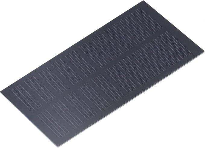 Zonnepaneel Module - Zonnecel - Doe-het-zelf Projecten - Weerbestendig Ontwerp - 13 x 11 cm - Zwart
