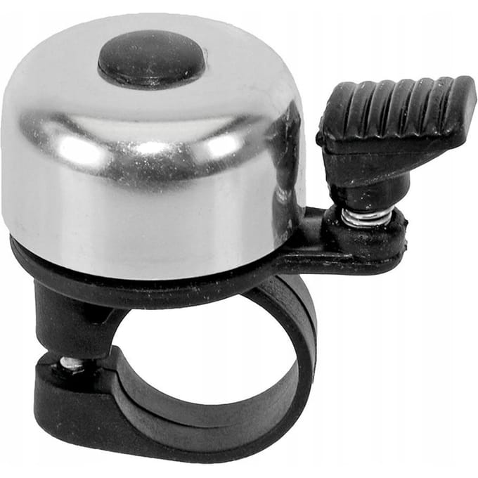 Raion - Aluminium Fietsbel - Mini - Luide Ding-Dong - Zilver Anodiseerd