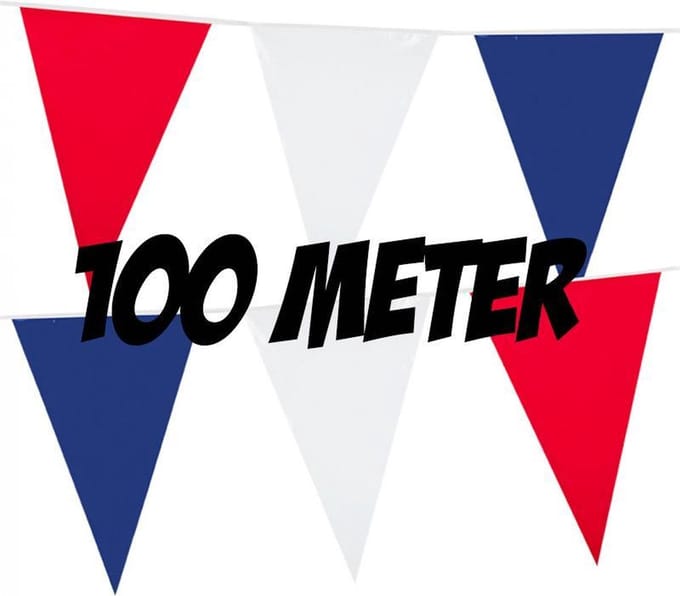 Boland - 100 Mtr Vlaggenlijn RWB (10x10mtr)