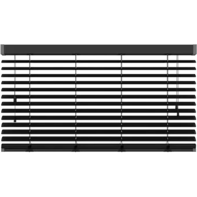 Decosol 320 Jaloezie Horizontaal Deluxe Aluminium Mat Zwart 140x180cm