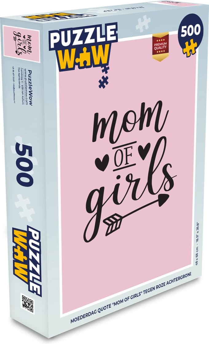 Puzzel Meisjes - Mama - Quotes - Legpuzzel - Puzzel 500 stukjes