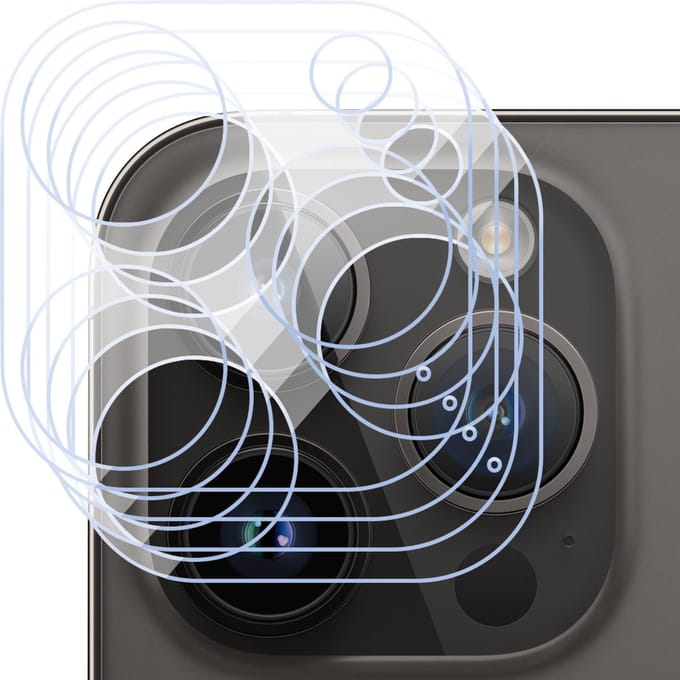 Camera Screenprotector geschikt voor iPhone 16 Pro Max - 4x Gehard Glazen Tempered Glass Krasbestendige Screen Protector