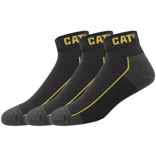 Caterpillar 3 paar werksokken (Zwart, 43-46)