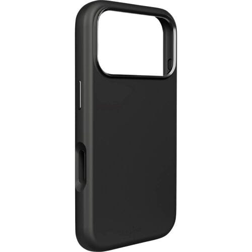 Puro Icon Mag Pro Liquid Silicone Case for iPhone 17 Pro MagSafe Compatible with Camera Protection and Aluminum Buttons - Black
