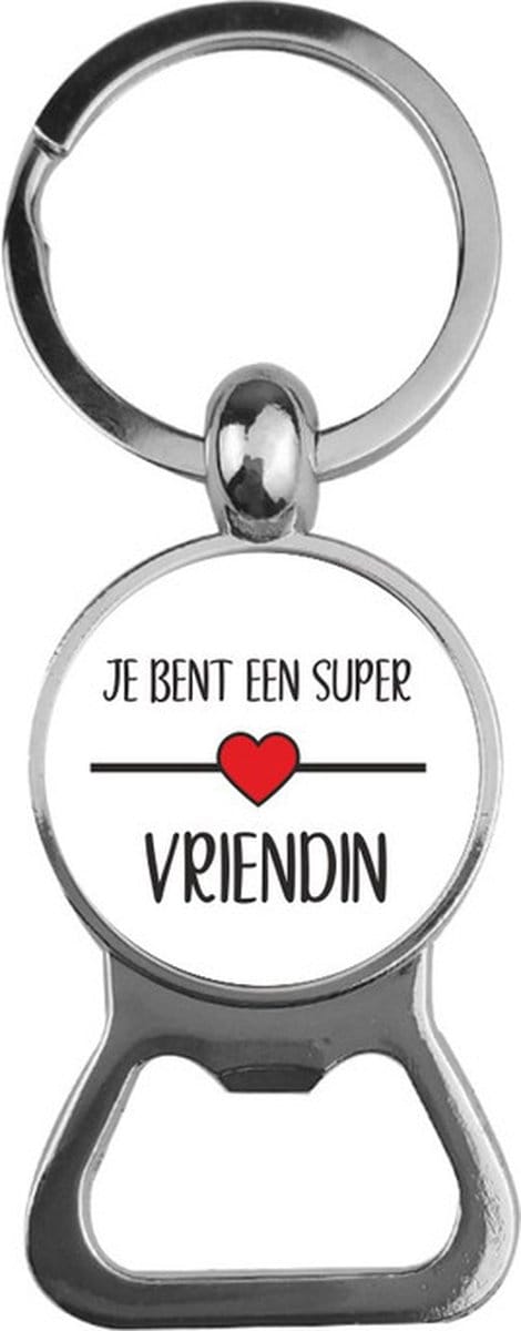 Bieropener Glas - Je Bent Een Super Vriendin