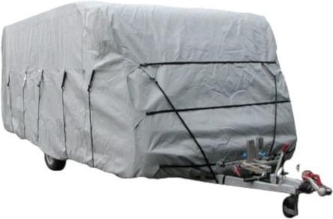 Eurotrail Beschermhoes Caravan 850 X 250 X 220 Cm Sfs Grijs