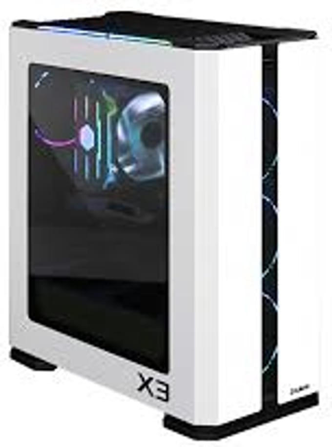 ZALMAN - X3 Wit (RGB) Box zonder voeding - Medium toren - ATX-formaat