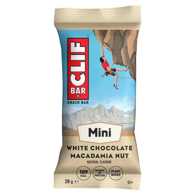 Clif Bar Mini White Chocolate Macadamia Nut (per 10 in doos)