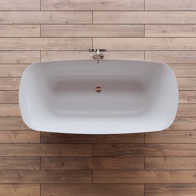 SPALINA - Vrijstaand bad - Swing 170 blanche, 170 x80 x58 cm, Wit