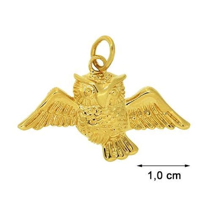 Blinx Jewels Vergulden Hanger Uil