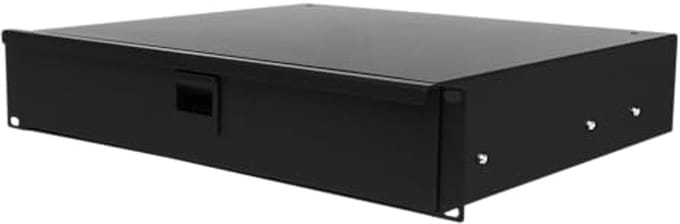 3U Draadloze Microfoonlade met Veiligheidsslot en Schuiminterieur