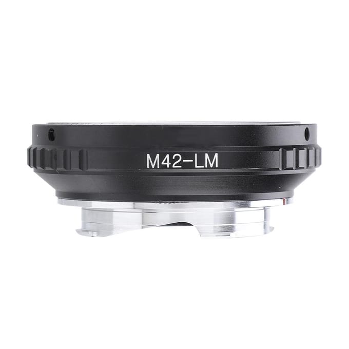 M42 LM Mount Adapter voor M42 Mount Lens voor Leica M Camera voor TECHART LM-EA7 Adapter black