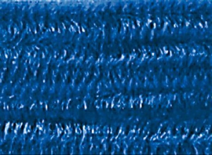 Chenilledraad Folia 50cm lang - 10 stuks middenblauw