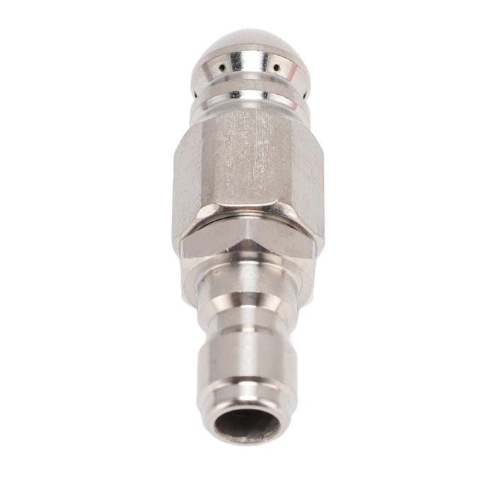 Hogedrukreiniger Jetter Nozzle Professioneel RVS 5000 PSI Rioleringsjetter Nozzle met gray