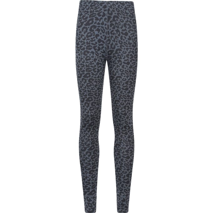 Mountain Warehouse Dames Talus Luipaardprint Thermoleggings (Grijs)