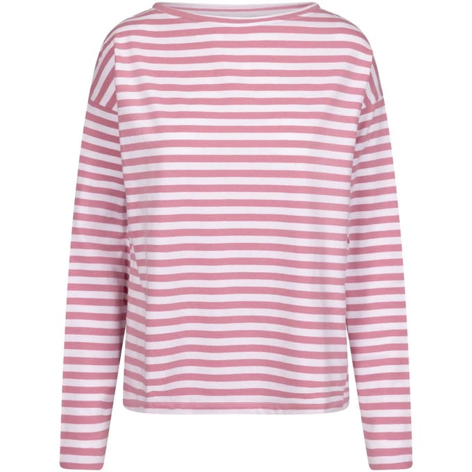 Trespass Dames/Dames Thelma Gestreepte Top (Roze waas)