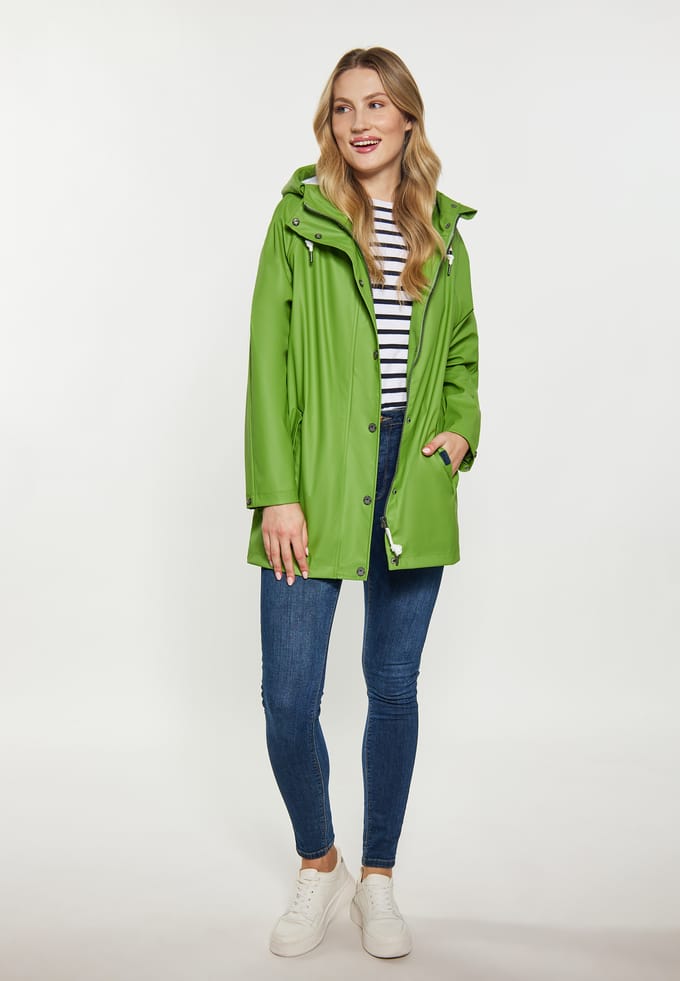 Schmuddelwedda Mackintosh Dames lichtgroen