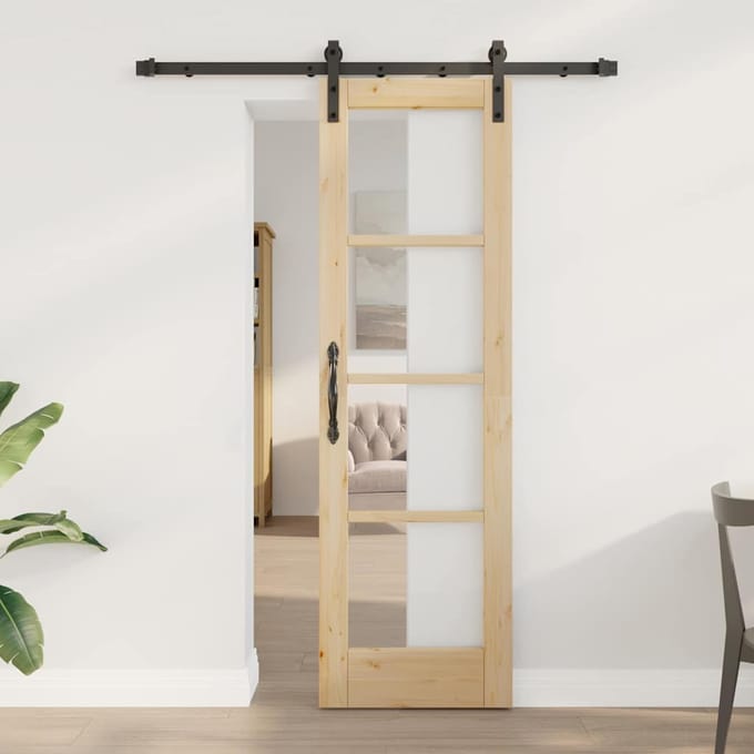 vidaXL - Schuifdeur - ORKDAL - Naturel - 61 - x - 198,5 - cm