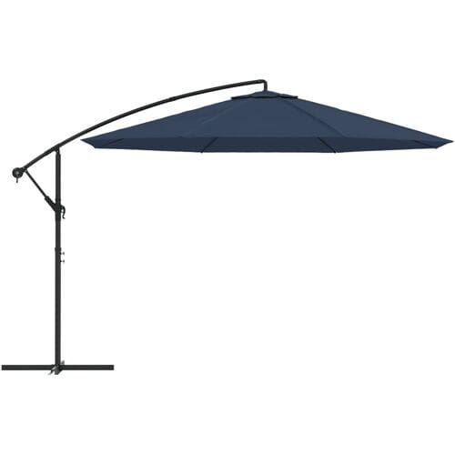 vidaXL - Zweefparasol - 3,5 - m - blauw