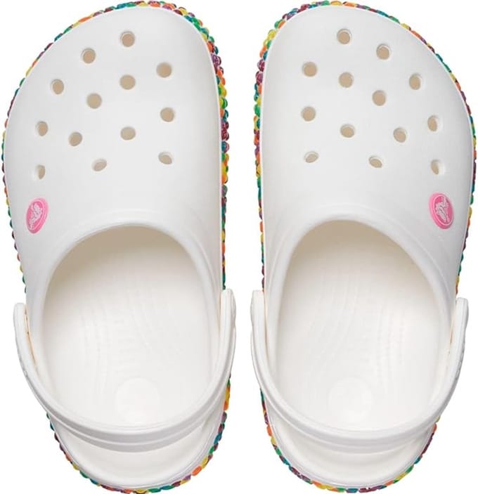 Crocs Crocband Gem Band Clog Kids White Maat 30/31 US C13