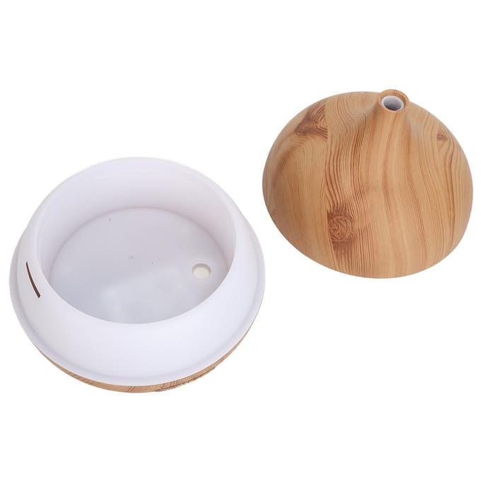 Ultrasone Aromatherapie Essentiële Olie Diffuser Kleurrijk Licht Fijne Nevel 500ML Capaciteit Afstandsbediening beige