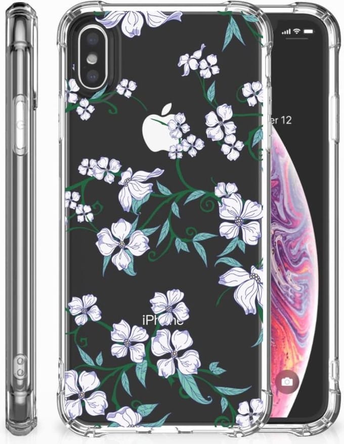 Apple iPhone Xs Max Uniek Case Blossom White