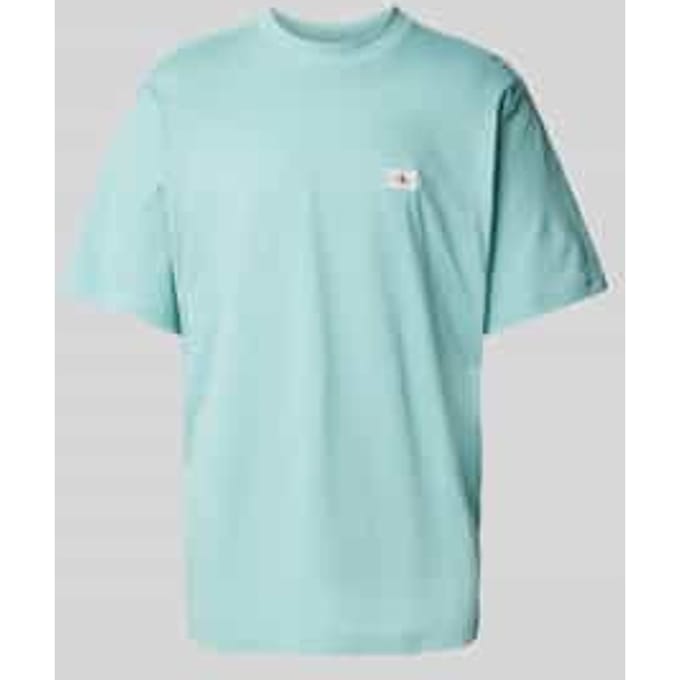 T-shirt met labeldetail